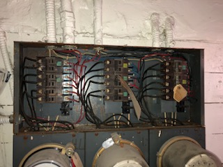 Old Federal Pacific meter bank