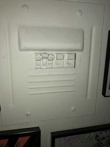 Painted-over FPE sub-panel